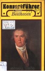 Konzertfuhrer Ludwig van Beethoven 1770-1827 PDF电子版封面