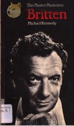 The Master Musicians Series Britten（1981年第1版 PDF版）