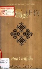 CAGE PDF电子版封面 0193154501 PAUL GRIFFITHS