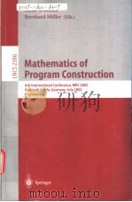 Mathematics of Program Construction PDF电子版封面 3540438572