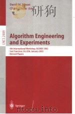 Algorithm Engineering and Experiments PDF电子版封面 3540439773