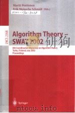 Algorithm Theory-SWAT 2002 PDF电子版封面 3540438661
