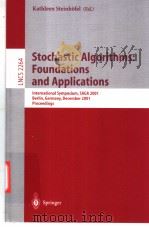 Stochastic Algorithms:Foundations and Applications PDF电子版封面 3540430253