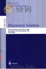 Discovery Science PDF电子版封面 3540429565