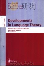 Development in Language Theory PDF电子版封面 3540434534