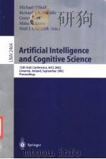 Artfificial Intelligence and Cognitive Science PDF电子版封面 3540441840