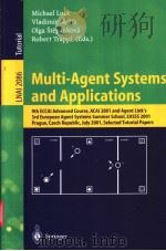 Multi-Agent Systems and Applications PDF电子版封面 3540423125