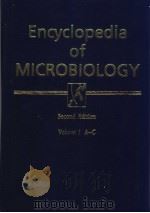 Encyclopedia of Microbiology Volume 1 A-C PDF电子版封面