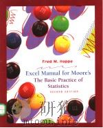 Excel Manual for Moores The Basic Practice of Statistics PDF电子版封面 071673611X