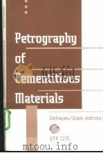 Petrographby of Cementitious Materoials PDF电子版封面