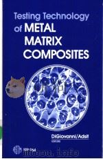 Testing Technology of Metal Matrix Compossites PDF电子版封面 0803109679