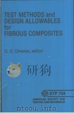 TEST METHODS AND DESIGN ALLOWABLES FOR FIBROUS COMPOSITES PDF电子版封面