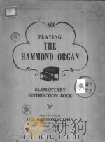 PLAYING THE HAMMOND ORGAN（ PDF版）