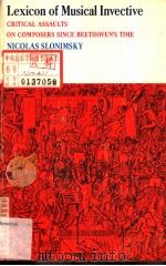 LEXICON OF MUSICAL INVECTIVE SECOND EDITION PDF电子版封面 0295785799