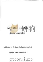 AUDIBLE DESIGN SOUND EXAMPLES     PDF电子版封面     
