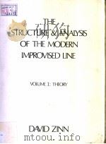 THE STRUCTURY & ANALYSIS OF THE MODERN IMPROVISED LINE PDF电子版封面 0935016031
