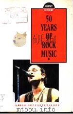 50 YEARS OF ROCK MUSIC PDF电子版封面 0550170111