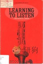 LEARNING TO LISTEN A HANDBOOK FOR MUSIC PDF电子版封面 0226115194 GROSVENOR COOPER