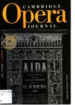 CAMBRIDGE OPERA JOURNAL VOLUME 3 NUMBER 1 PDF电子版封面