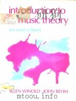 INTRODUCTION TO MUSIC THEORY SECOND EDITION PDF电子版封面 0134896661