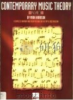 CONTEMPORARY MUSIC THEORY LEVEL ONE PDF电子版封面 0793598818 MARK HARRISON