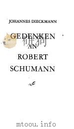 GEDENKEN AN ROBERT SCHUMANN（ PDF版）