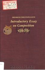 INTRODUCTORY ESSAY ON COMPOSITION PDF电子版封面 0300028148 NANCY KOVALEFF BAKER