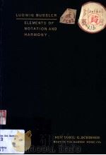 ELEMENTS OF NOTATION AND HARMONY PDF电子版封面