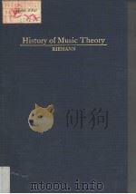HISTORY OF MUSIC THEORY RIEMANN PDF电子版封面 0306706377 HUGO RIEMANN