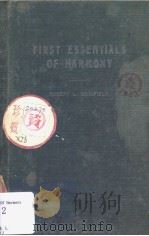 FIRST ESSENTIALS OF HARMONY PDF电子版封面