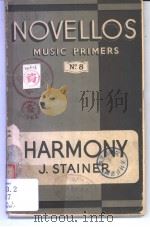 HRMONY PDF电子版封面 J.STAINER
