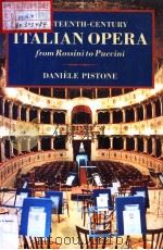 ITALIAN OPERA PDF电子版封面 0931340829