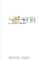 FRENCH GRAND OPERA PDF电子版封面 AN ART AND A BUSINESS