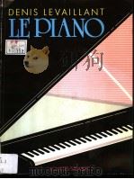 LE PIANO PDF电子版封面 J.C.LATTES