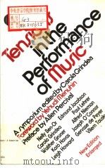 TENSIONS IN THE PERFORMANCE OF MUSIC PDF电子版封面 1871082595