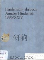 HINDEMITH-JAHRBUCH ANNALES HINDEMITH 1995/XXIV 1994 PDF电子版封面 379570135X