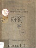 THE WORKS OF FRANCESCO LANDINI PDF电子版封面