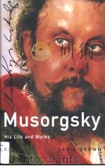 MUSORGKY PDF电子版封面 DAVID BROWN