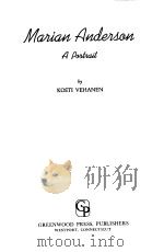 Marian Anderson A Partrait PDF电子版封面 083714051X KOSTI VEHANEN