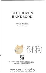 BEETHOVEN HANDBOOK PDF电子版封面 0837185408 PAUL NETTL