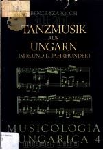 TANZMUSIK AUS UNGARN IM 16.UND 17.JAHRHUNDERT（ PDF版）