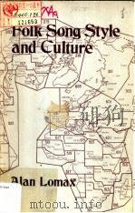 FOLK SONG STRLE and CULTURE PDF电子版封面 0878556400 Alan Lomax