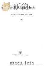 The Making of Music PDF电子版封面 0837187710 RALPH VAUGHAN WILLIAMS