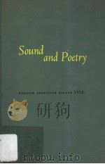Sound and Poetry PDF电子版封面 Northrop Frye