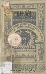 A COMMENTARY ON BOOK Ⅱ OF THE FORTY-EIGHT PRELUDES AND FUGUES OF JOHANN SEBASTIAN BACH PDF电子版封面