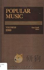 POPULAR MUSIC VOLUME 25 2000 PDF电子版封面 0787633127 GARY GRAFF