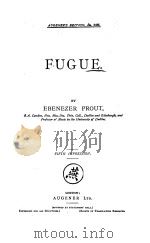 FUGUE FIFTH IMPRESSION PDF电子版封面