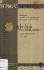 DIE STIMME DER KOMPONISTEN Band 2 PDF电子版封面