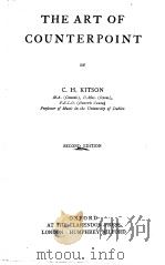 THE ART OF COUNTERPOINT SECOND EDITION（1924 PDF版）