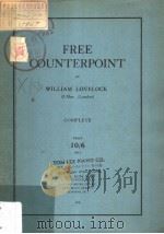 FREE COUNTERPOINT（ PDF版）